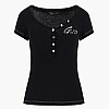 Γυναικείες Μπλούζες - Τοπ Henley.Olympia Μαύρο Βαμβάκι Guess Γυναικείες Μπλούζες - Τοπ Henley.Olympia Μαύρο Βαμβάκι Guess