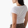 Γυναικείες Μπλούζες - Τοπ Henley.Olympia Άσπρο Βαμβάκι Guess Γυναικείες Μπλούζες - Τοπ Henley.Olympia Άσπρο Βαμβάκι Guess