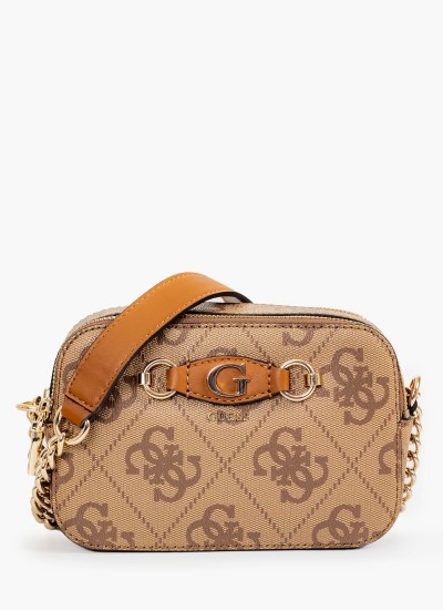 Γυναικεία Πορτοφόλια Emilee.Zip Μαύρο ECOleather Guess