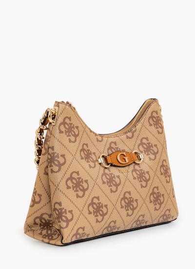 Ανδρικά Παπούτσια Casual Elba.B Άσπρο Δέρμα Guess