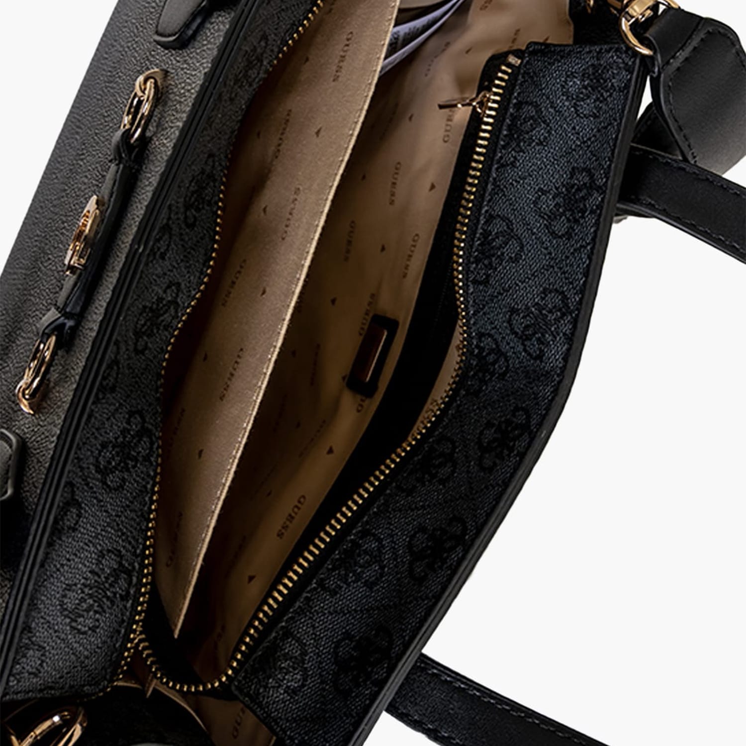 Women Bags Izzy2.Tote Grey ECOleather Guess Women Bags Izzy2.Tote Grey ECOleather Guess