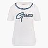 Γυναικείες Μπλούζες - Τοπ Jeans.Chain Άσπρο Βαμβάκι Guess