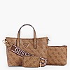 Γυναικείες Τσάντες Latona.Tote Μπεζ ECOleather Guess