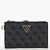 Γυναικεία Πορτοφόλια Laurel.Dbl Γκρι ECOleather Guess Γυναικεία Πορτοφόλια Laurel.Dbl Γκρι ECOleather Guess