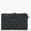Γυναικεία Πορτοφόλια Laurel.Dbl Γκρι ECOleather Guess Γυναικεία Πορτοφόλια Laurel.Dbl Γκρι ECOleather Guess