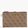 Γυναικεία Πορτοφόλια Laurel.Dbl Μπεζ ECOleather Guess Γυναικεία Πορτοφόλια Laurel.Dbl Μπεζ ECOleather Guess