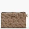 Γυναικεία Πορτοφόλια Laurel.Dbl Μπεζ ECOleather Guess Γυναικεία Πορτοφόλια Laurel.Dbl Μπεζ ECOleather Guess