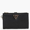 Γυναικεία Πορτοφόλια Laurel.Double Μαύρο ECOleather Guess Γυναικεία Πορτοφόλια Laurel.Double Μαύρο ECOleather Guess