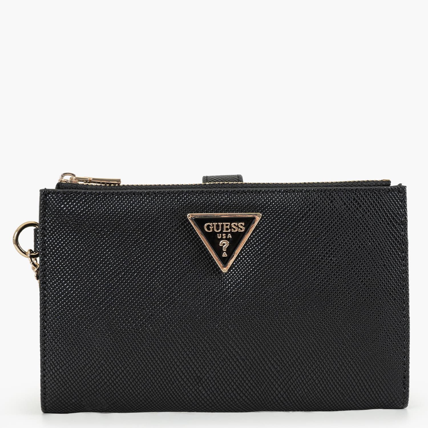 Γυναικεία Πορτοφόλια Laurel.Double Μαύρο ECOleather Guess