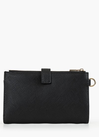 Γυναικεία Πορτοφόλια Must.Slip.Emb Μαύρο ECOleather Calvin Klein