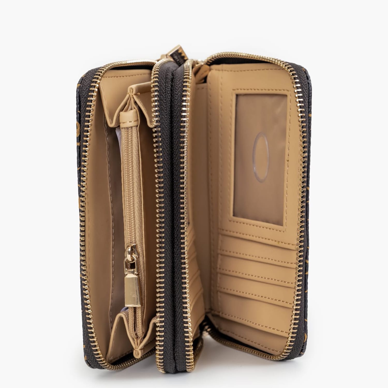 Women Wallets Laurel.Zp Brown ECOleather Guess Women Wallets Laurel.Zp Brown ECOleather Guess