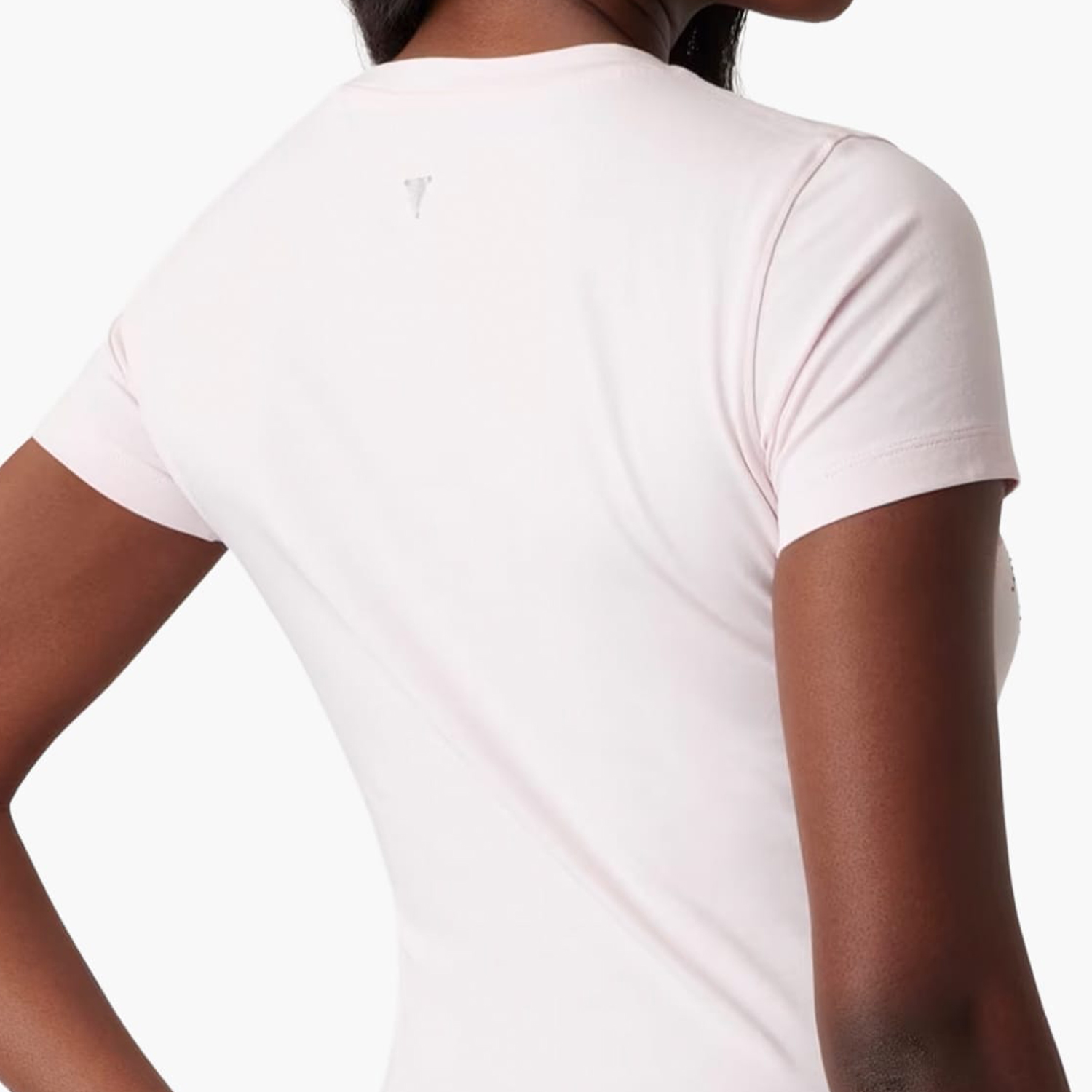 Women T-Shirts - Tops Leaf.Triangle Pink Cotton Guess Women T-Shirts - Tops Leaf.Triangle Pink Cotton Guess