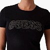 Γυναικείες Μπλούζες - Τοπ Lg.Lace Μαύρο Βαμβάκι Guess Γυναικείες Μπλούζες - Τοπ Lg.Lace Μαύρο Βαμβάκι Guess