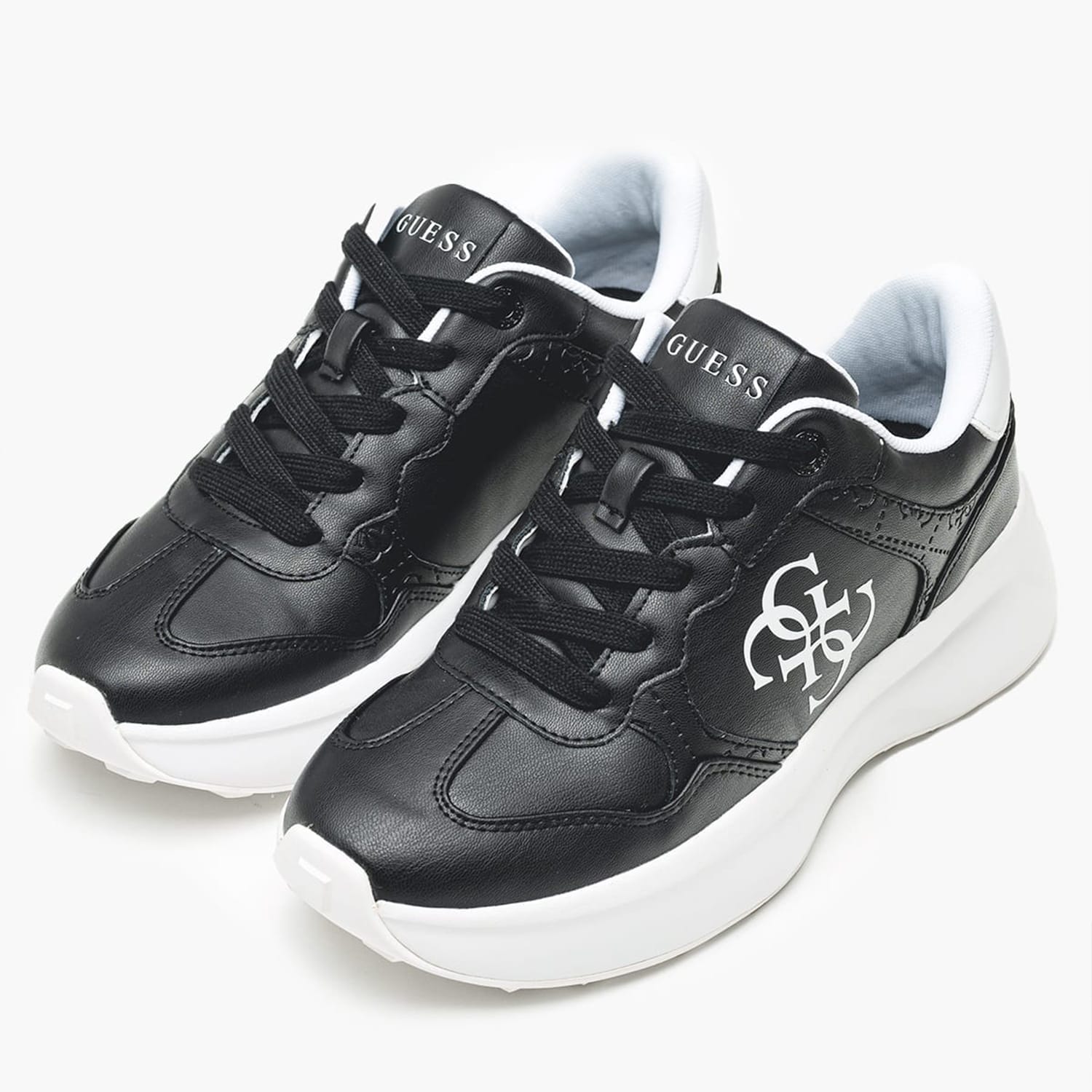 Women Casual Shoes Luckei.2 Black ECOleather Guess