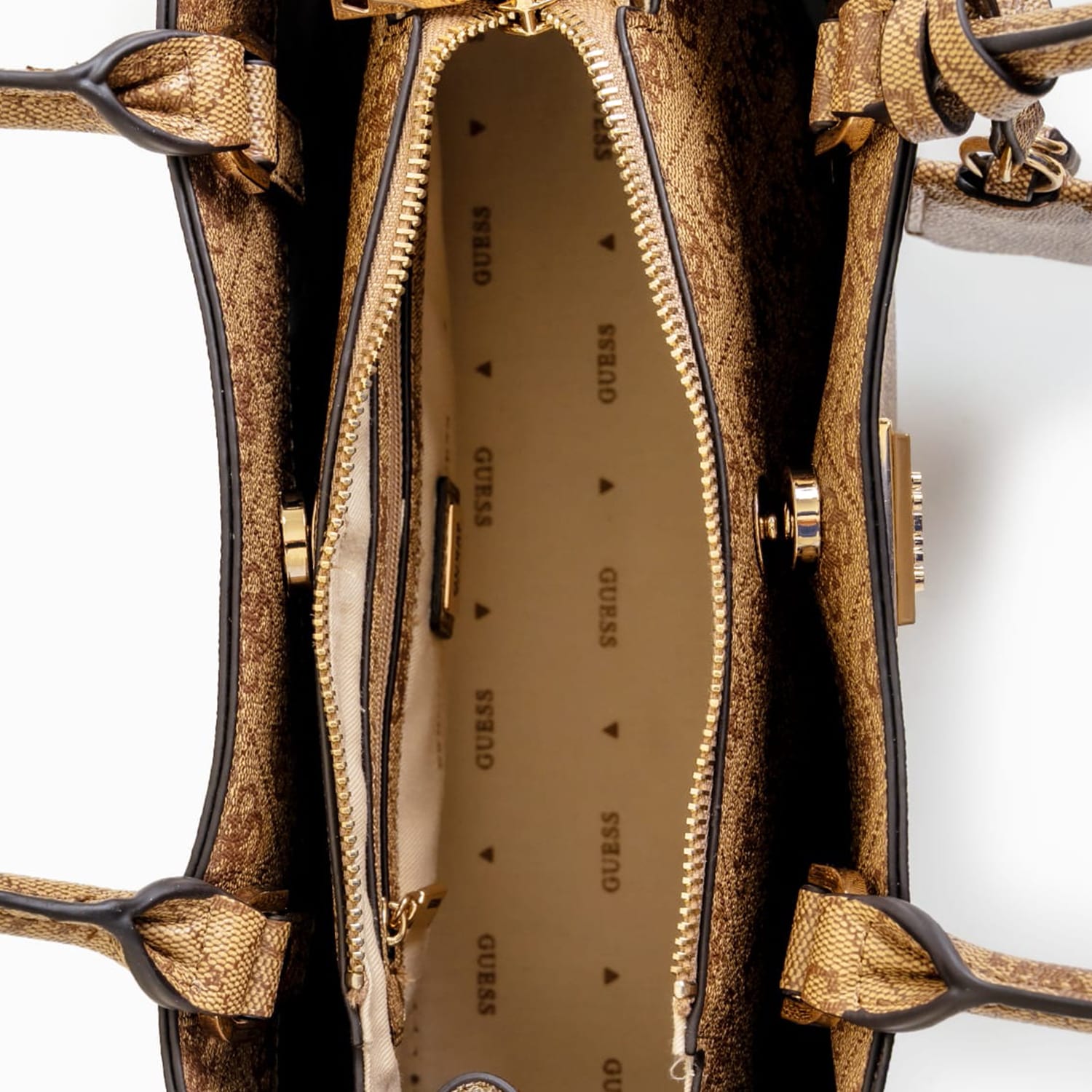 Γυναικείες Τσάντες Meridian.Ss Μπεζ ECOleather Guess Γυναικείες Τσάντες Meridian.Ss Μπεζ ECOleather Guess