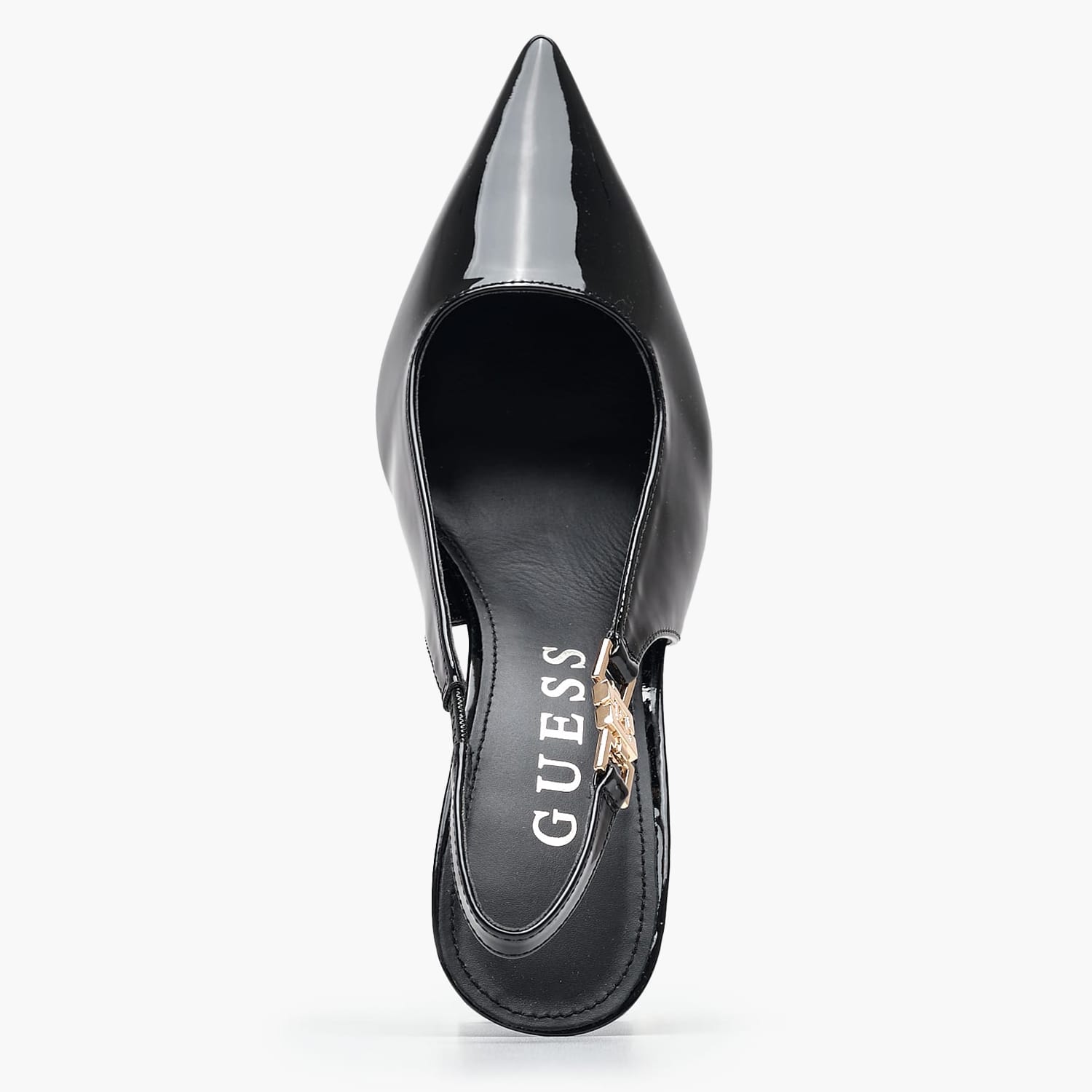 Γυναικείες Γόβες & Peeptoes Χαμηλές Nassha Μαύρο ECOleather Guess Γυναικείες Γόβες & Peeptoes Χαμηλές Nassha Μαύρο ECOleather Guess