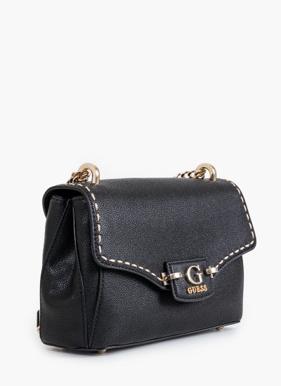 Γυναικεία Πορτοφόλια Emilee.Zip Μαύρο ECOleather Guess