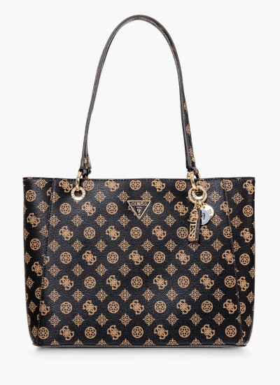 Γυναικεία Πορτοφόλια Emilee.Zip Μαύρο ECOleather Guess
