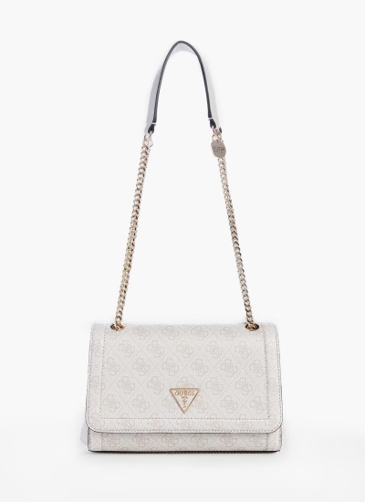 Ανδρικά Παπούτσια Casual Vibo.24 Μαύρο Δέρμα Guess