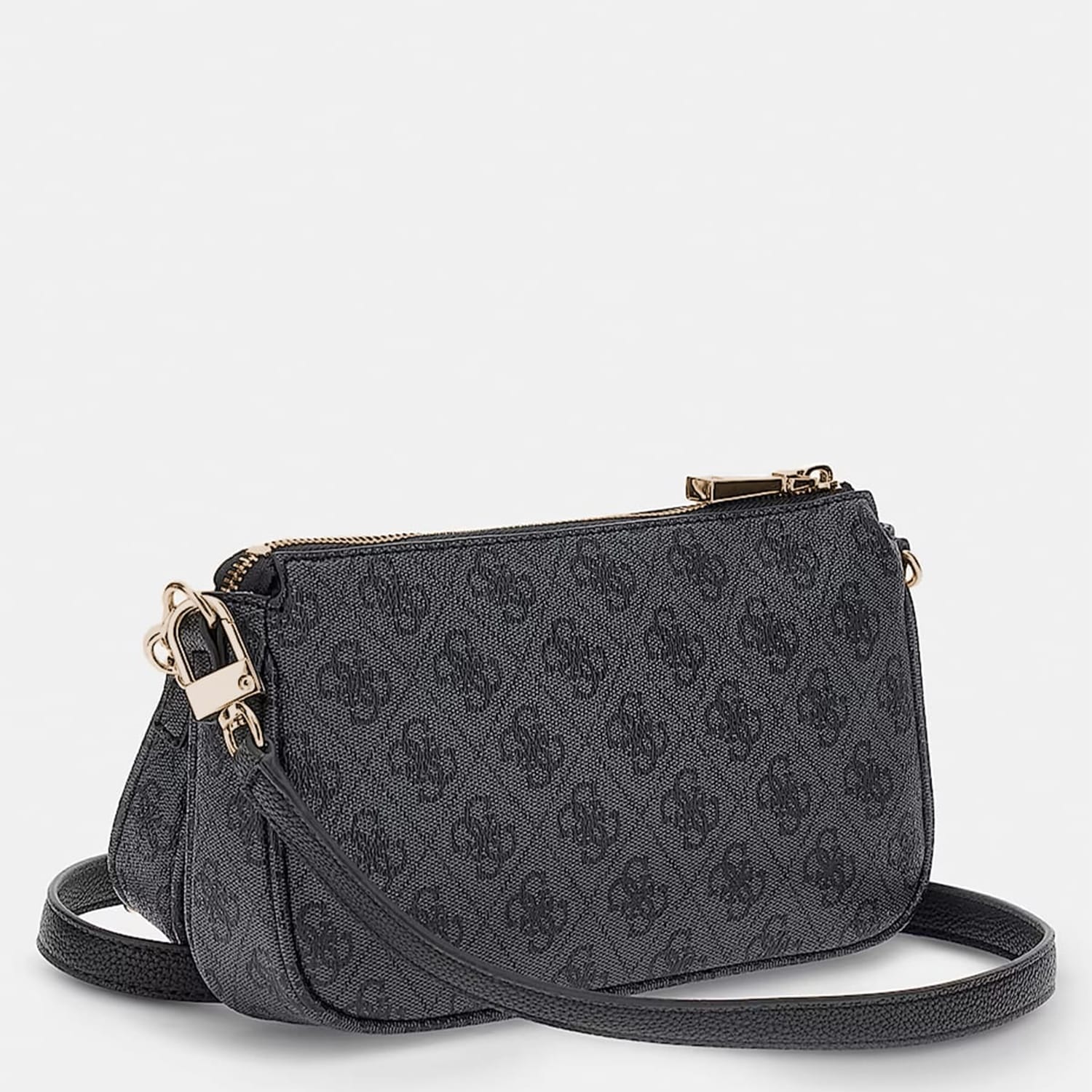 Women Bags Noelle.Pouch Grey ECOleather Guess Women Bags Noelle.Pouch Grey ECOleather Guess