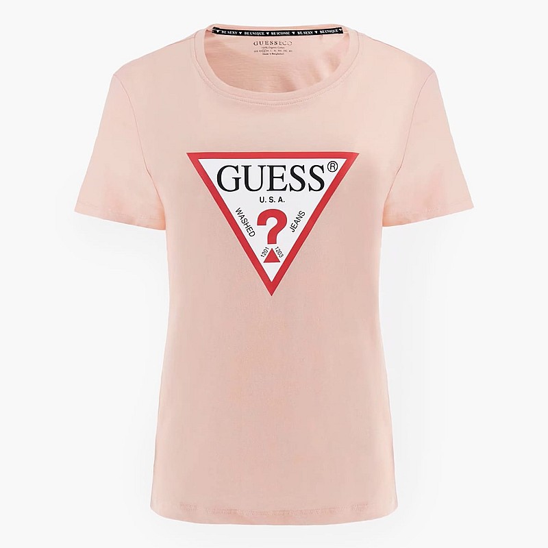 Γυναικείες Μπλούζες - Τοπ Origi.24 Ροζ Βαμβάκι Guess