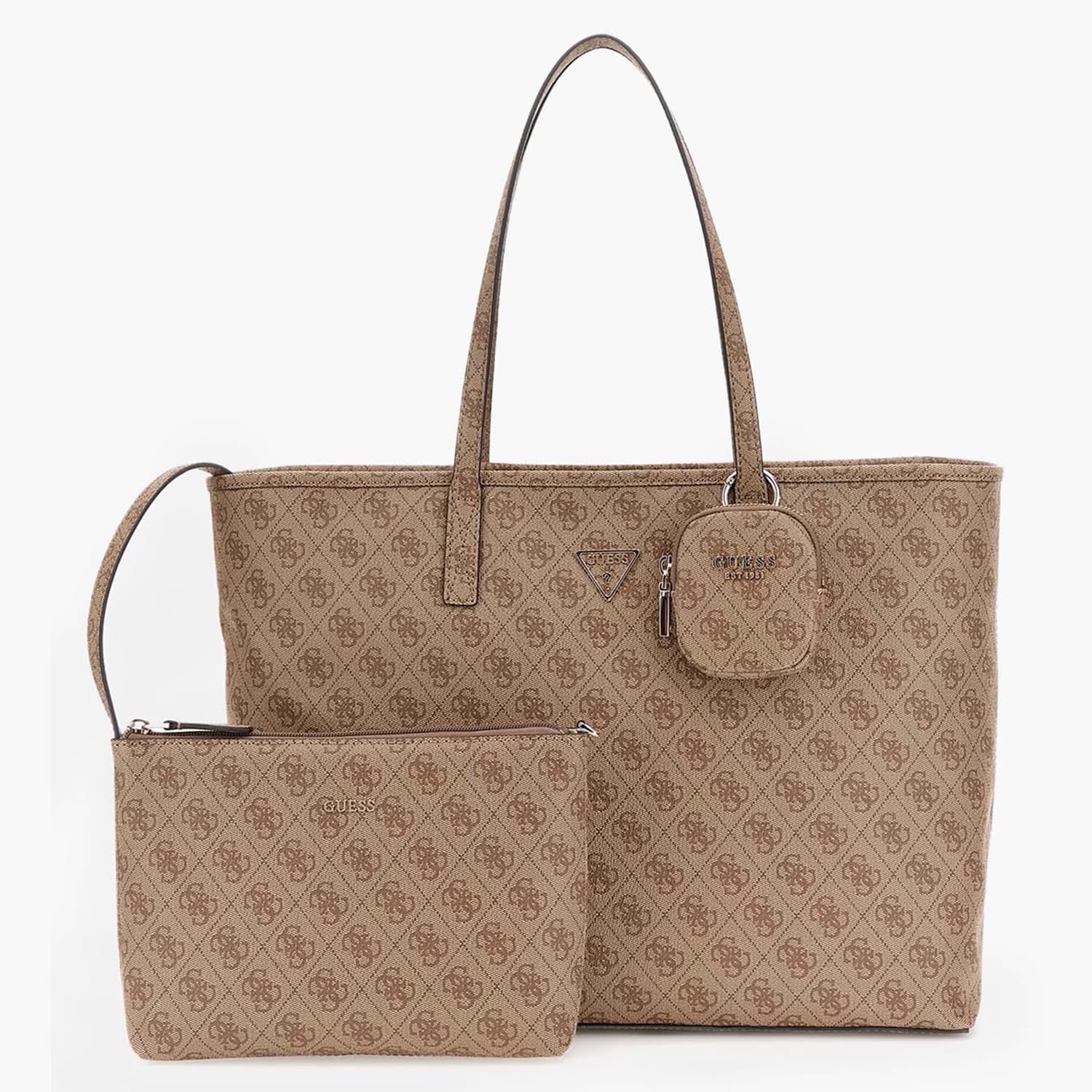 Γυναικείες Τσάντες Power.Play.L Μπεζ ECOleather Guess