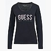 Γυναικείες Μπλούζες - Τοπ Python.Tee Μαύρο Βαμβάκι Guess Γυναικείες Μπλούζες - Τοπ Python.Tee Μαύρο Βαμβάκι Guess