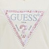 Women T-Shirts - Tops Python.Triangle Beige Cotton Guess