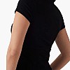 Γυναικείες Μπλούζες - Τοπ Rib.Tee Μαύρο Βαμβάκι Guess Γυναικείες Μπλούζες - Τοπ Rib.Tee Μαύρο Βαμβάκι Guess