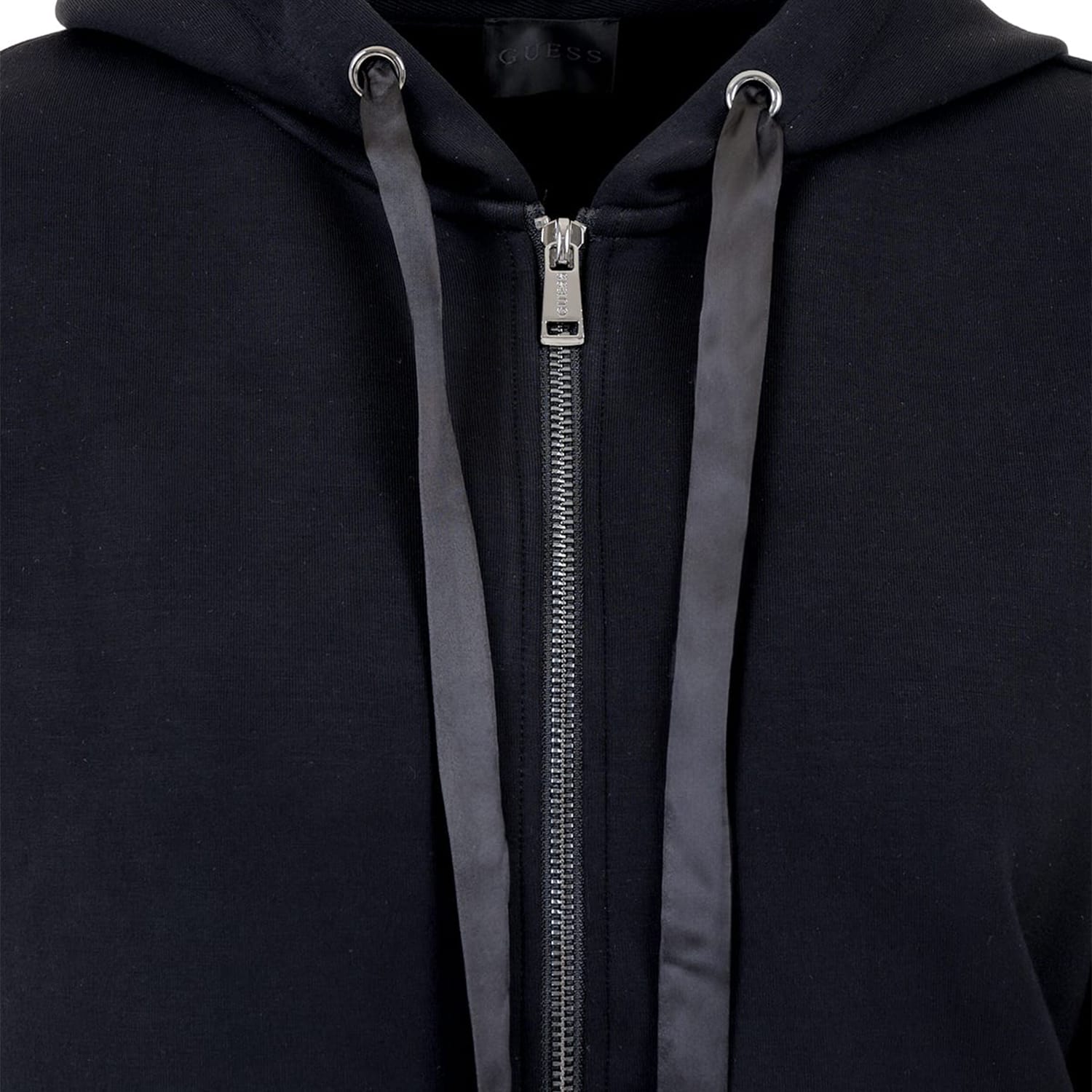 Γυνακεία Πλεκτά - Ζακέτες Scuba.Sweatshirt Μαύρο Πολυεστέρα Guess