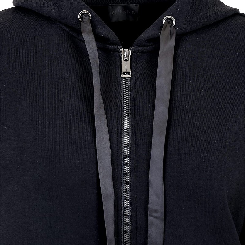 Women Cardigans Scuba.Sweatshirt Black Polyester Guess