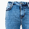 Γυναικεία Παντελόνια Sexy.Flare Μπλε Βαμβάκι Guess