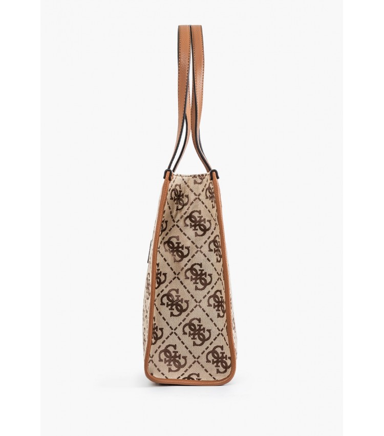 Γυναικείες Τσάντες Silvana.J Μπεζ ECOleather-Ύφασμα Guess Γυναικείες Τσάντες Silvana.J Μπεζ ECOleather-Ύφασμα Guess