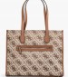 Γυναικείες Τσάντες Silvana.J Μπεζ ECOleather-Ύφασμα Guess Γυναικείες Τσάντες Silvana.J Μπεζ ECOleather-Ύφασμα Guess