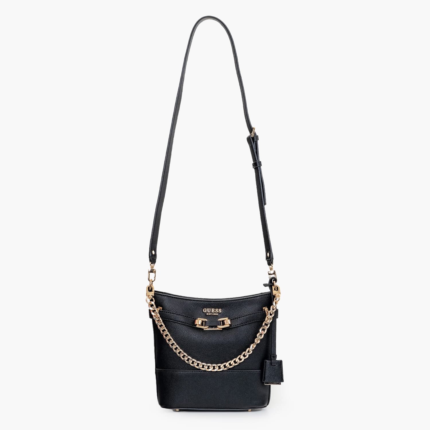 Γυναικείες Τσάντες Silvye.Bucket Μαύρο ECOleather Guess Γυναικείες Τσάντες Silvye.Bucket Μαύρο ECOleather Guess