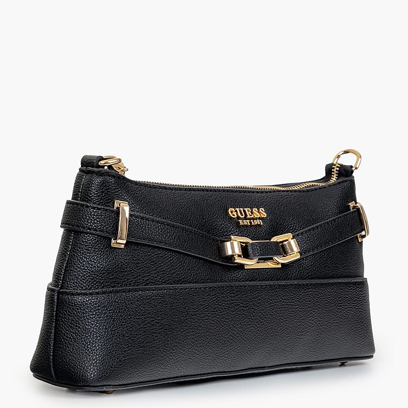 Women Bags Silvye.Shld Black ECOleather Guess