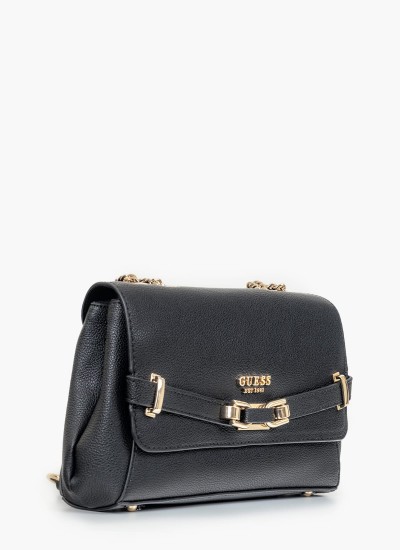 Γυναικεία Πορτοφόλια Emilee.Zip Μαύρο ECOleather Guess