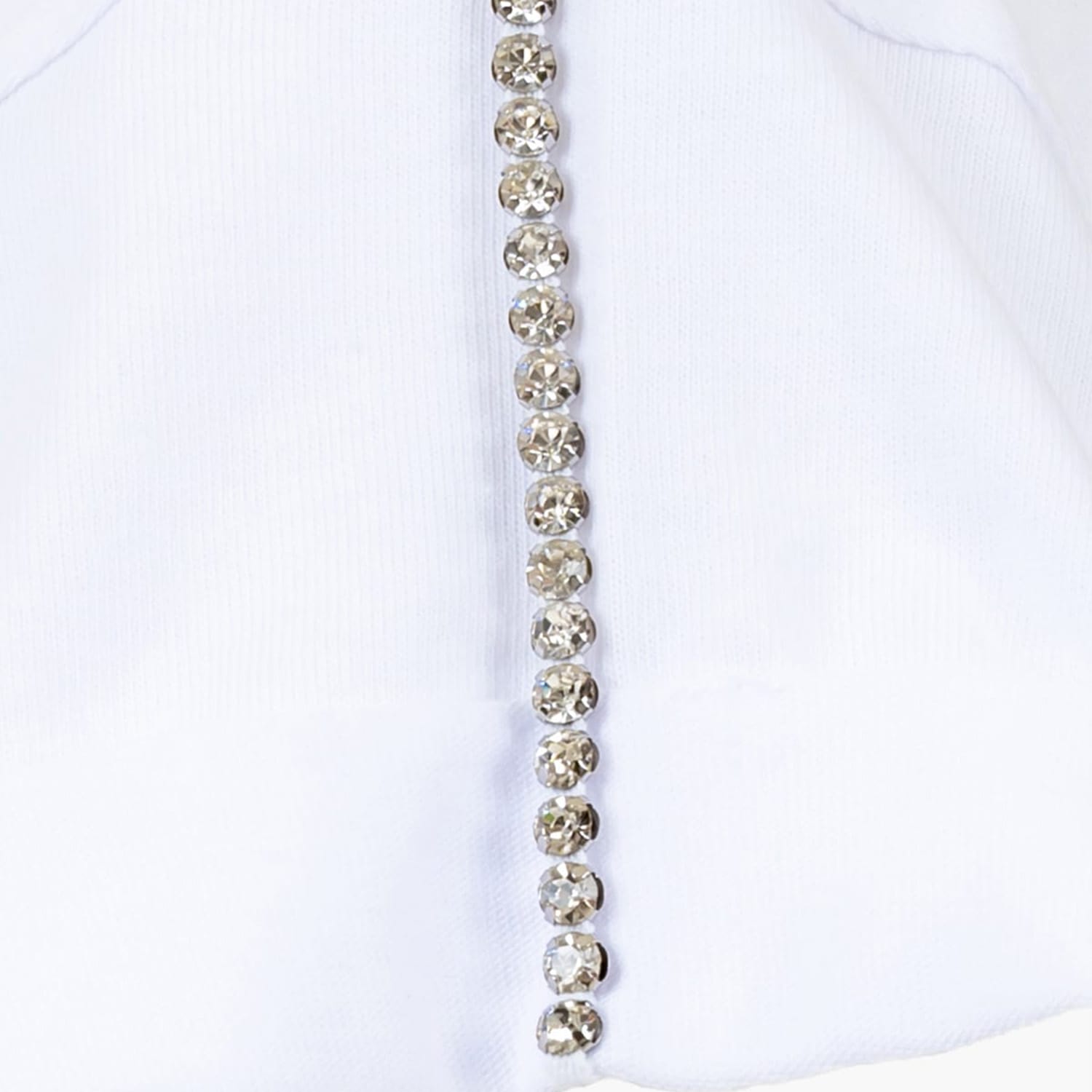 Γυναικείες Μπλούζες - Τοπ Sleeves.Strass Άσπρο Βαμβάκι Guess Γυναικείες Μπλούζες - Τοπ Sleeves.Strass Άσπρο Βαμβάκι Guess