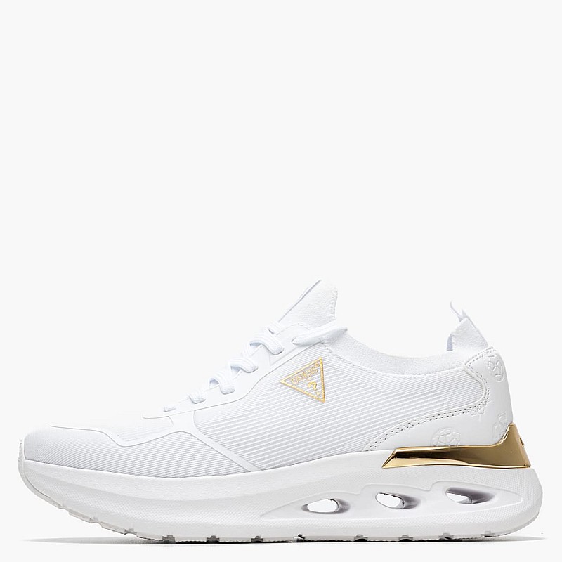 Women Casual Shoes Solite White ECOleather-Fabric Guess