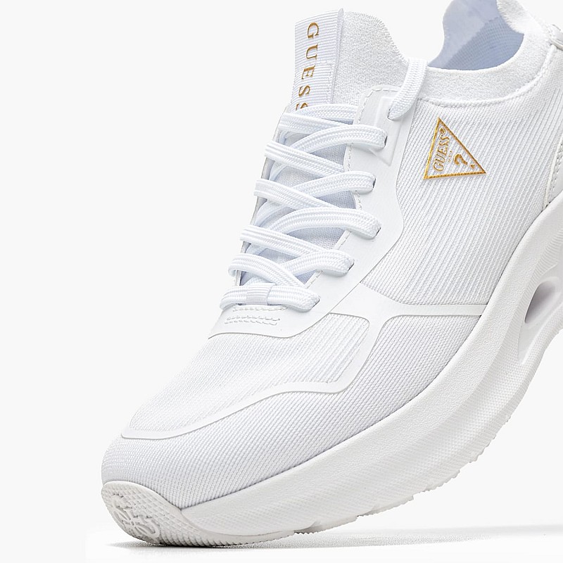 Women Casual Shoes Solite White ECOleather-Fabric Guess