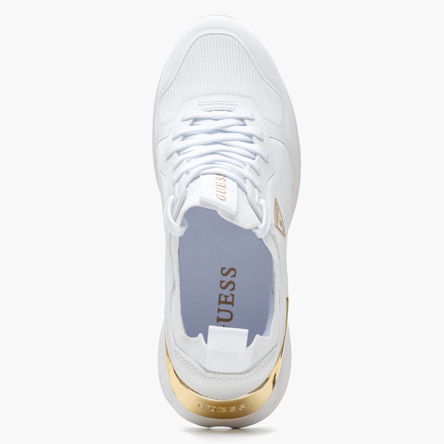 Women Casual Shoes Solite White ECOleather-Fabric Guess Women Casual Shoes Solite White ECOleather-Fabric Guess