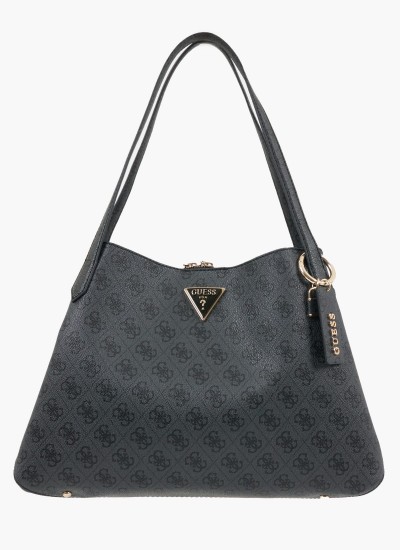 Γυναικείες Ζώνες 9115 Μαύρο ECOleather Guess