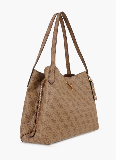 Ανδρικά Παπούτσια Casual Vibo.24 Μαύρο Δέρμα Guess