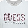 Women T-Shirts - Tops Ss.Python.Lg White Cotton Guess Women T-Shirts - Tops Ss.Python.Lg White Cotton Guess