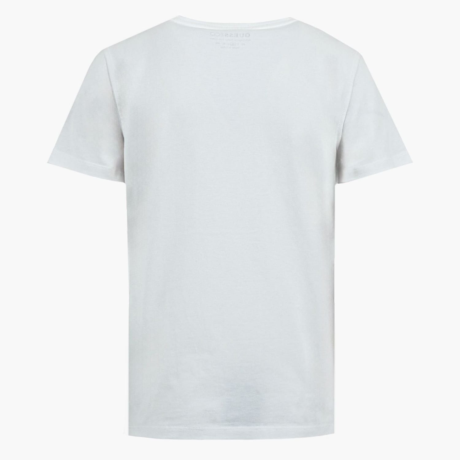 Women T-Shirts - Tops Ss.Python.Lg White Cotton Guess Women T-Shirts - Tops Ss.Python.Lg White Cotton Guess