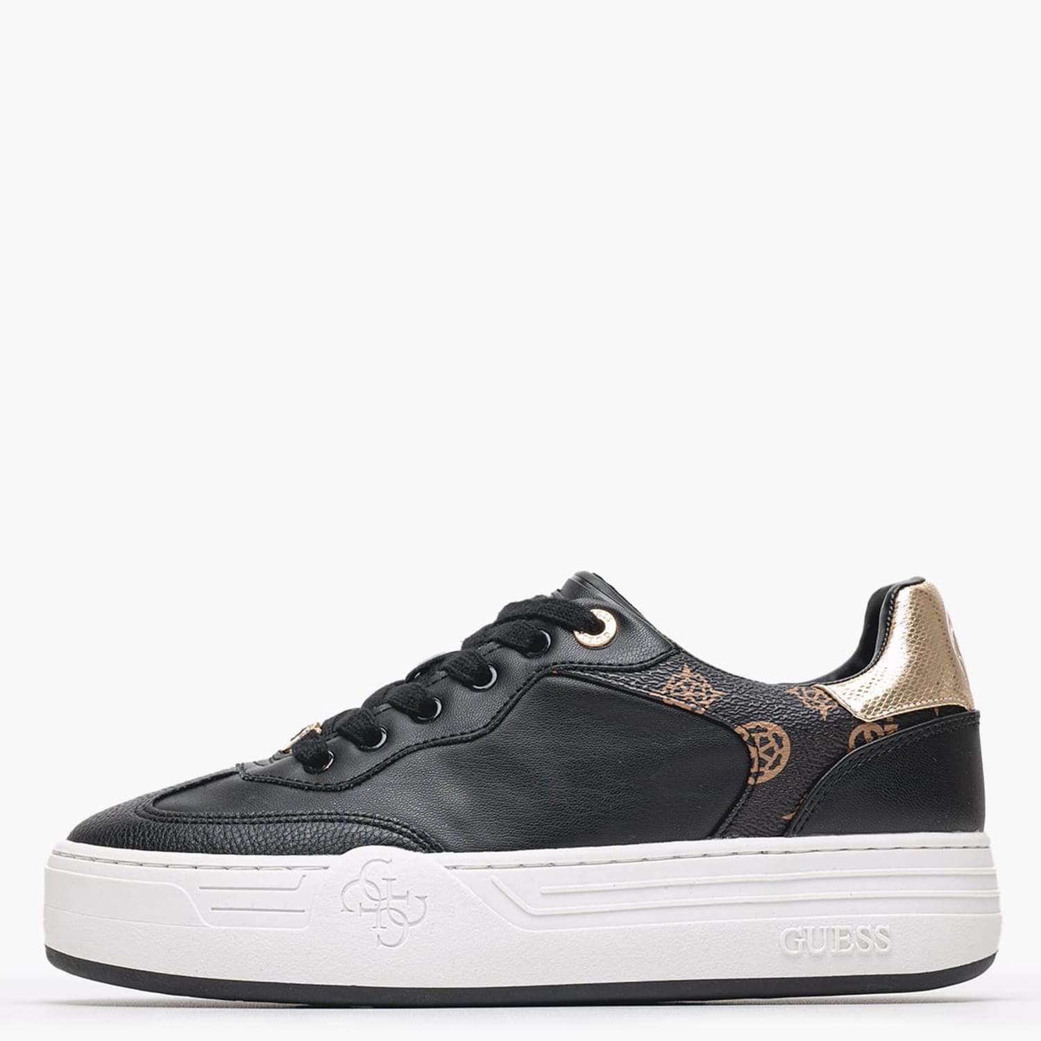 Γυναικεία Παπούτσια Casual Swole Μαύρο ECOleather Guess