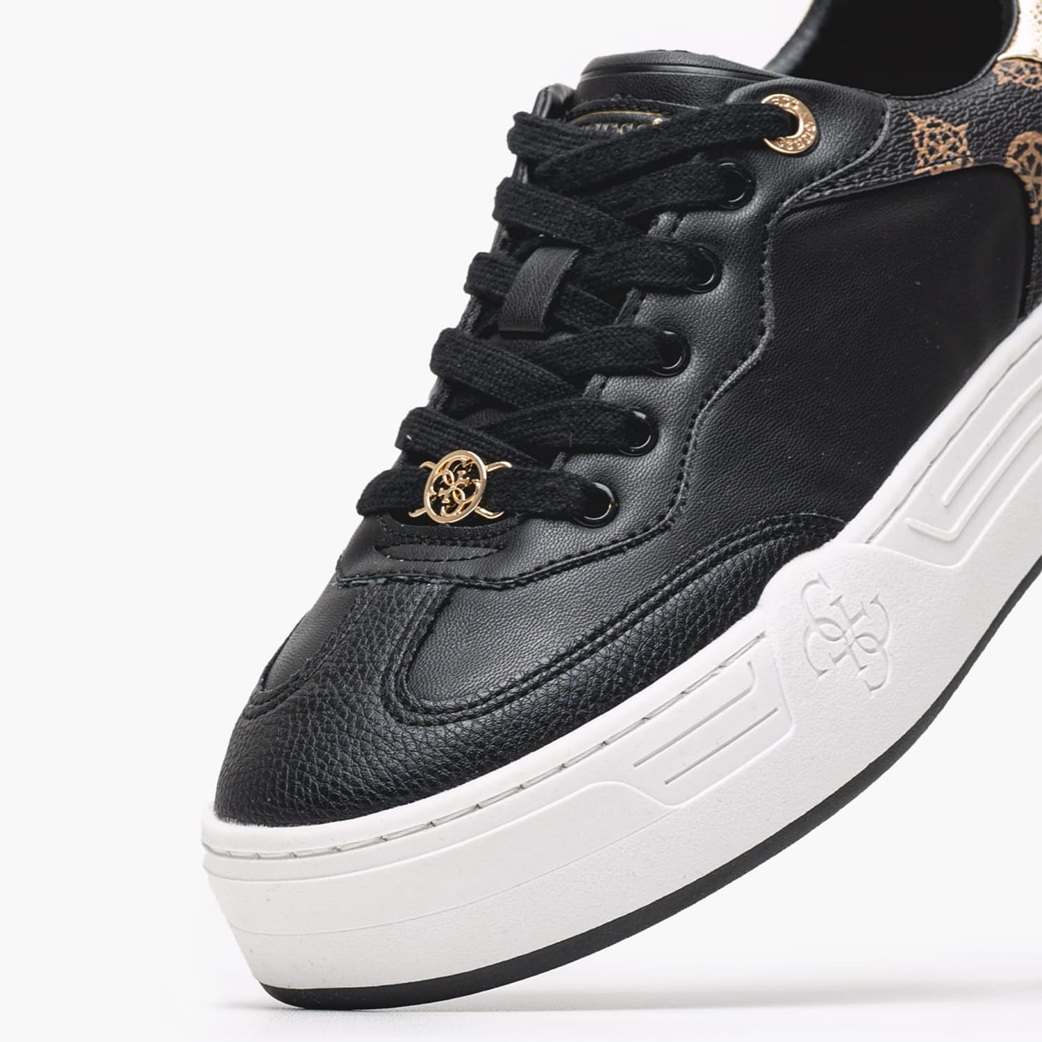 Γυναικεία Παπούτσια Casual Swole Μαύρο ECOleather Guess
