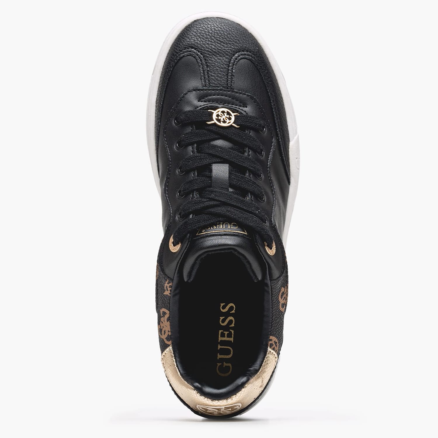 Γυναικεία Παπούτσια Casual Swole Μαύρο ECOleather Guess Γυναικεία Παπούτσια Casual Swole Μαύρο ECOleather Guess