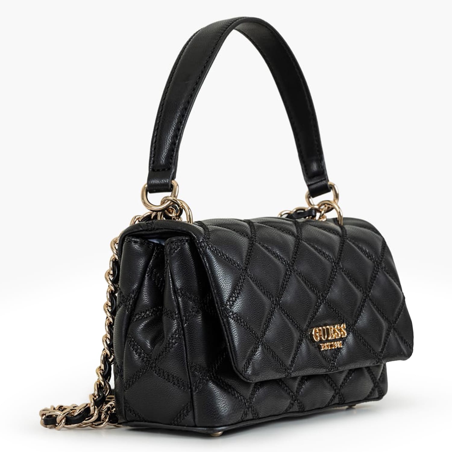 Γυναικείες Τσάντες Tamsin.Flap Μαύρο ECOleather Guess