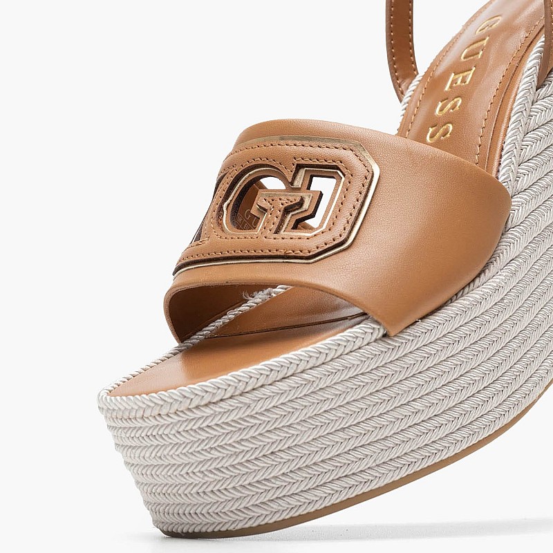 Γυναικείες Πλατφόρμες Ψηλές Tanvee Ταμπά Δέρμα Guess